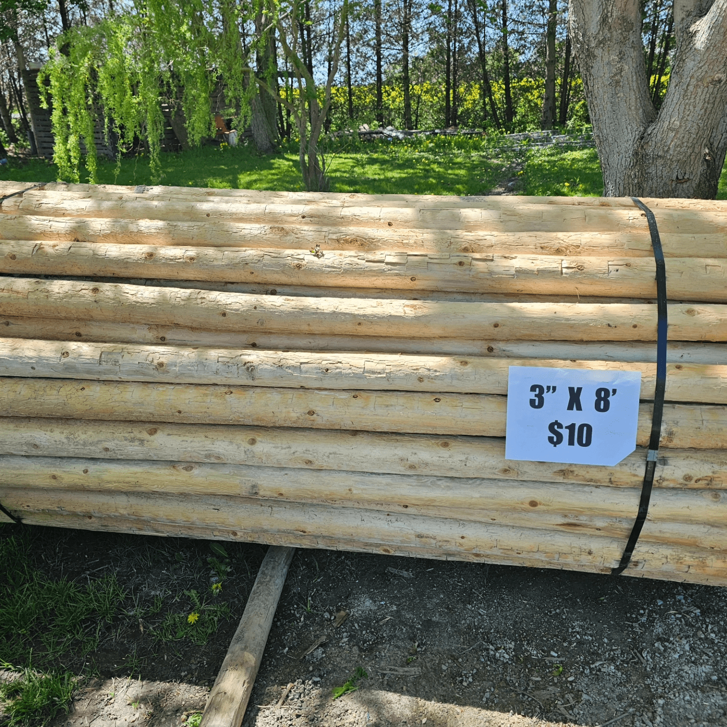 3 x 8 fence posts