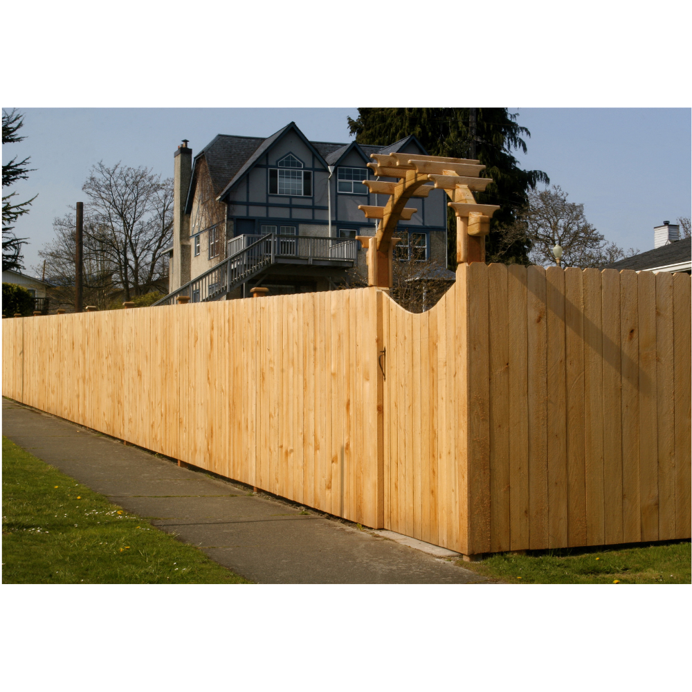 Wooden fence