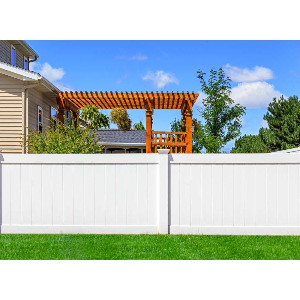 Vinyl fence